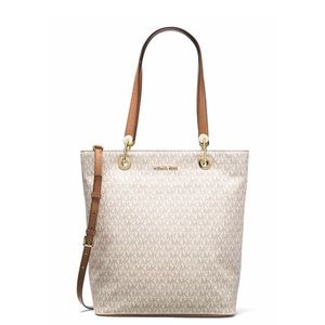 NWT Raven Large North South Tote Vanilla